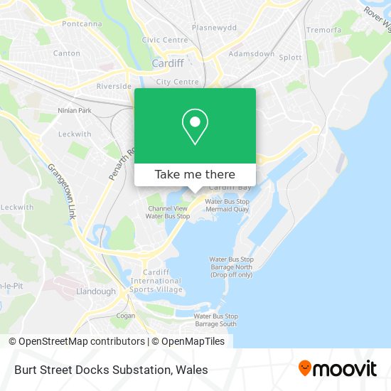 Burt Street Docks Substation map