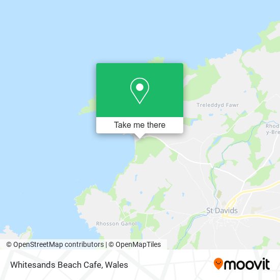 Whitesands Beach Cafe map