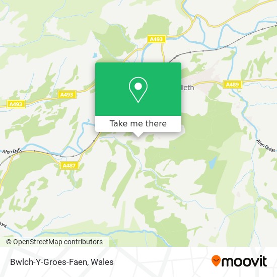 Bwlch-Y-Groes-Faen map