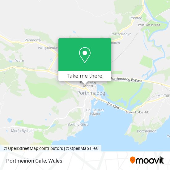 Portmeirion Cafe map