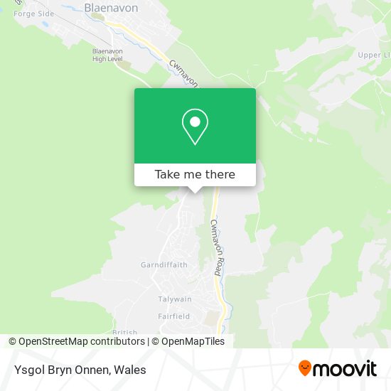 Ysgol Bryn Onnen map