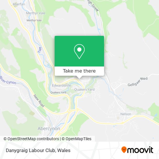 Danygraig Labour Club map