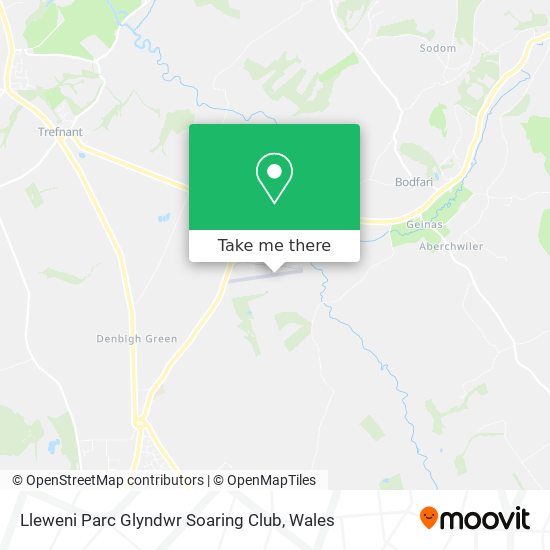 Lleweni Parc Glyndwr Soaring Club map