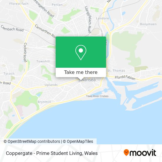 Coppergate - Prime Student Living map