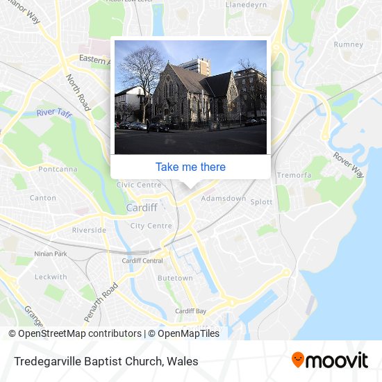 Tredegarville Baptist Church map