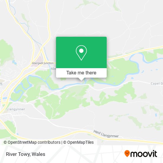 River Towy map