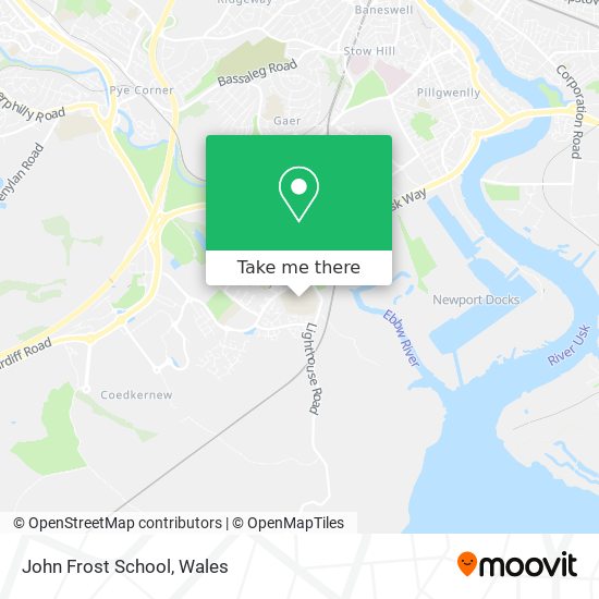 John Frost School map