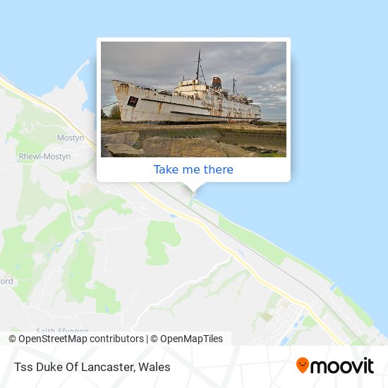 Tss Duke Of Lancaster map