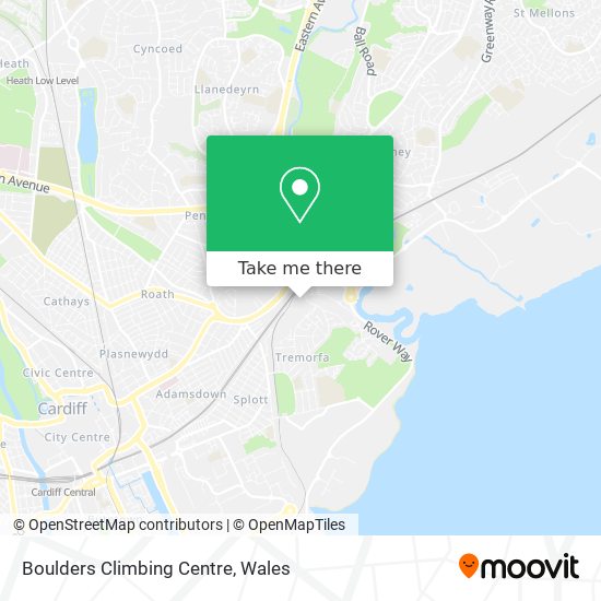 Boulders Climbing Centre map