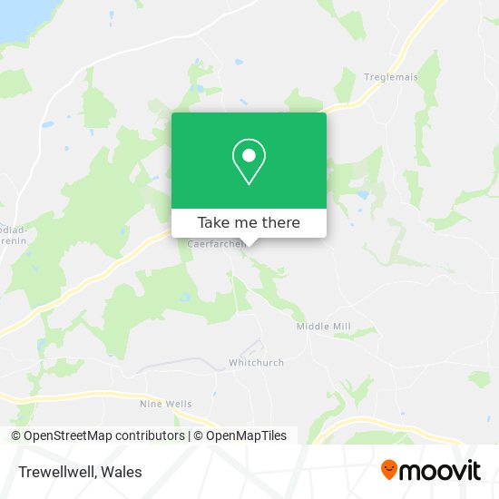 Trewellwell map