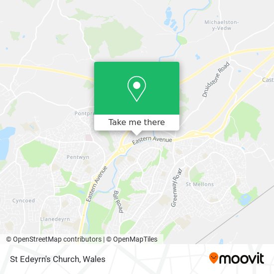 St Edeyrn's Church map