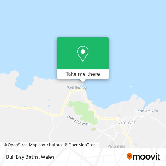 Bull Bay Baths map