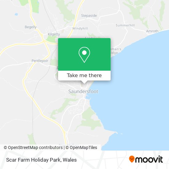 Scar Farm Holiday Park map