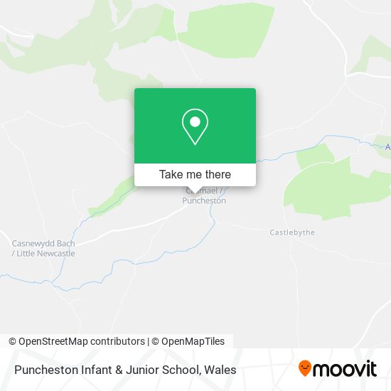 Puncheston Infant  & Junior School map
