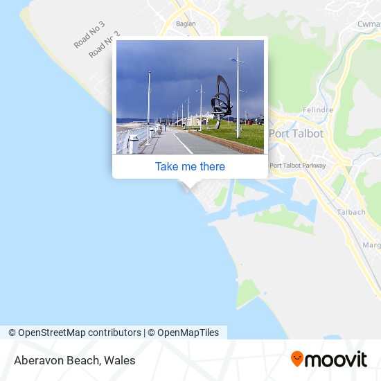 Aberavon Beach map