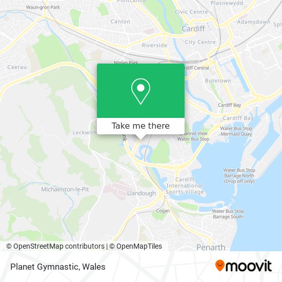 Planet Gymnastic map