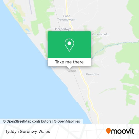 Tyddyn Goronwy map