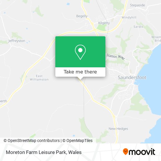 Moreton Farm Leisure Park map