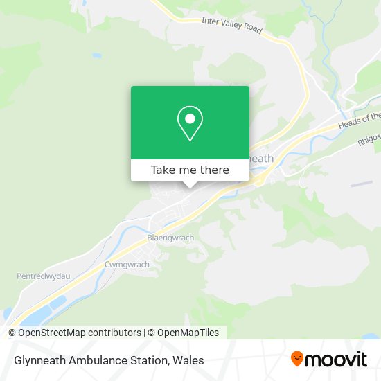 Glynneath Ambulance Station map