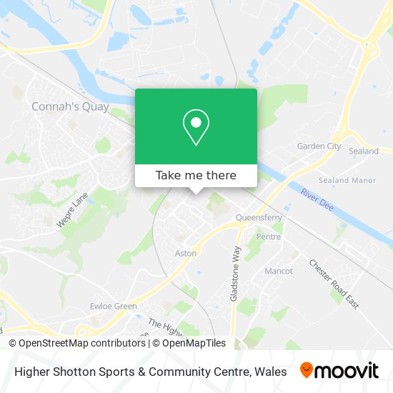 Higher Shotton Sports & Community Centre map