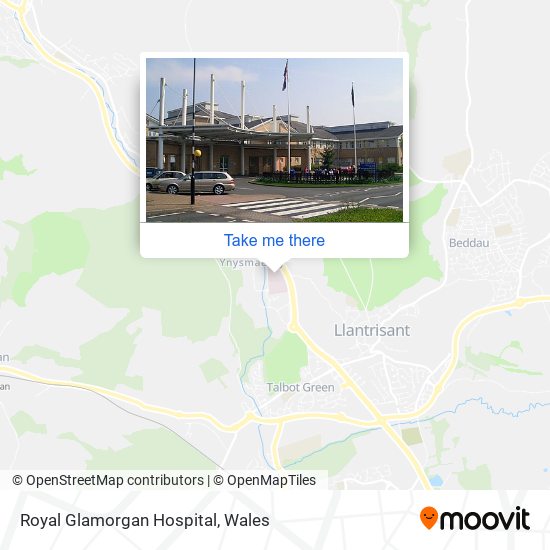 Royal Glamorgan Hospital map