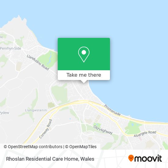 Rhoslan Residential Care Home map