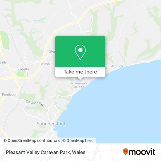 Pleasant Valley Caravan Park map