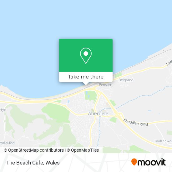 The Beach Cafe map