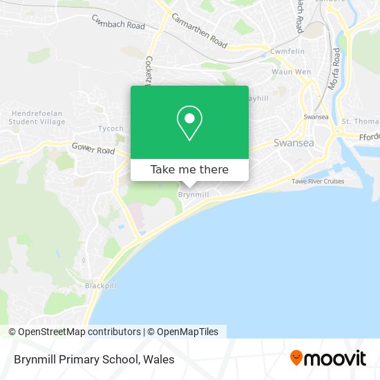Brynmill Primary School map
