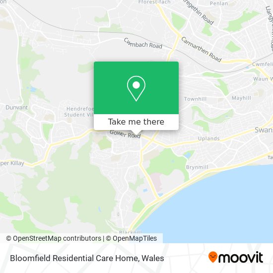 Bloomfield Residential Care Home map
