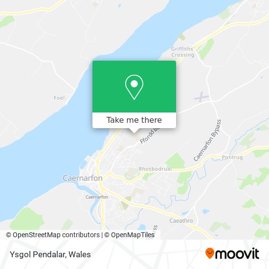 Ysgol Pendalar map