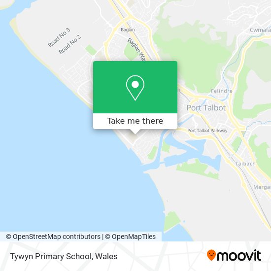 Tywyn Primary School map