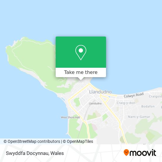Swyddfa Docynnau map