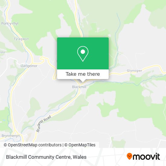 Blackmill Community Centre map