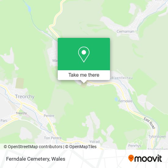 Ferndale Cemetery map