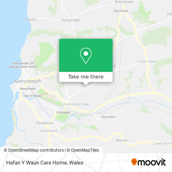 Hafan Y Waun Care Home map