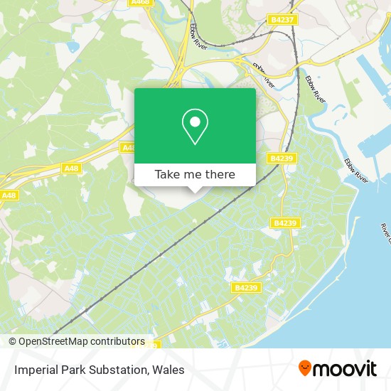 Imperial Park Substation map