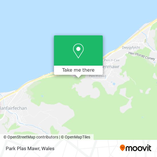 Park Plas Mawr map