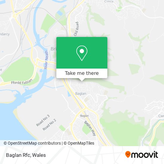 Baglan Rfc map