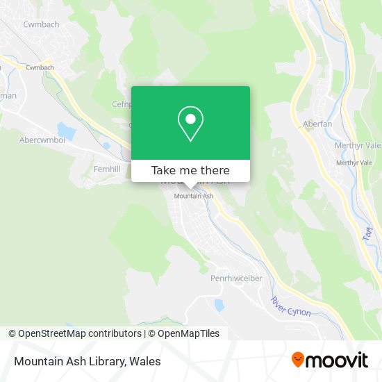 Mountain Ash Library map