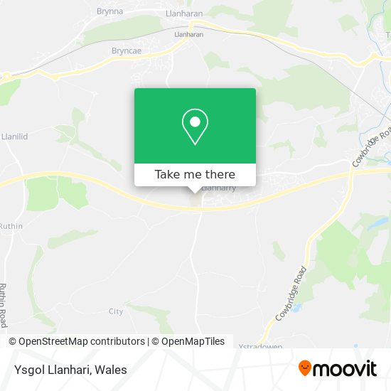 Ysgol Llanhari map