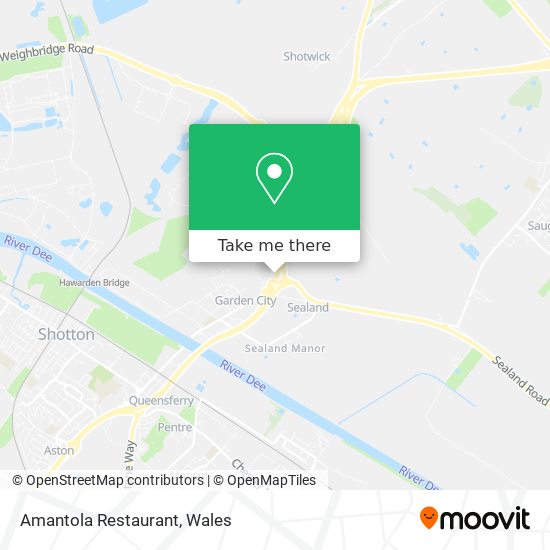 Amantola Restaurant map
