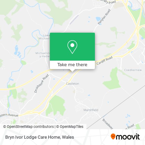 Bryn Ivor Lodge Care Home map