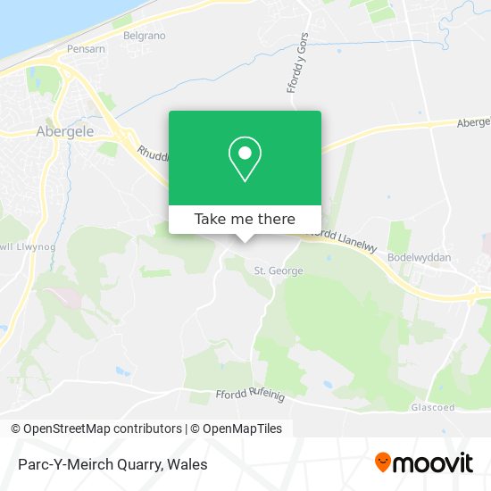 Parc-Y-Meirch Quarry map