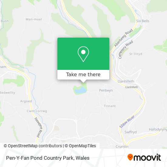 Pen-Y-Fan Pond Country Park map