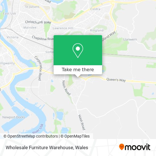 Wholesale Furniture Warehouse map