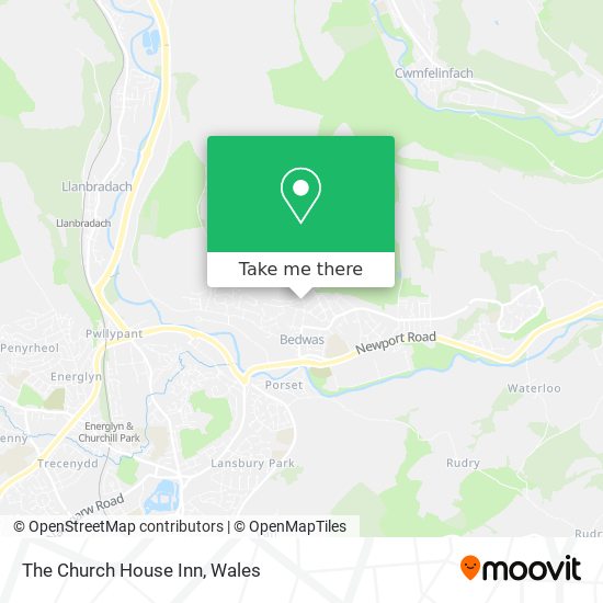 The Church House Inn map