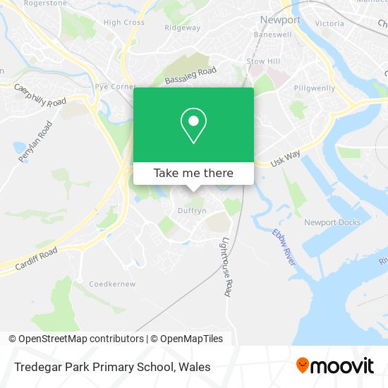 Tredegar Park Primary School map