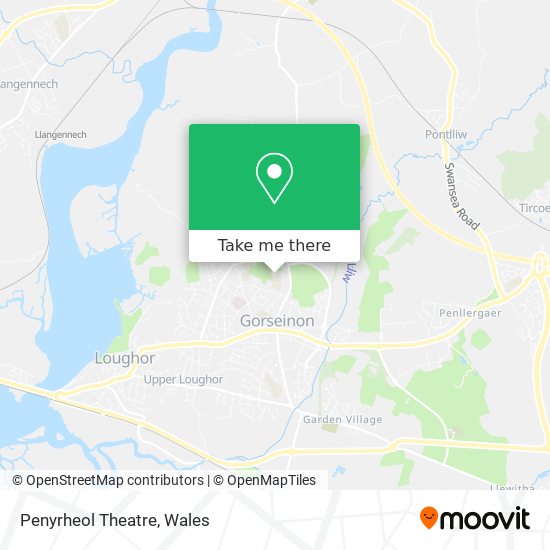 Penyrheol Theatre map