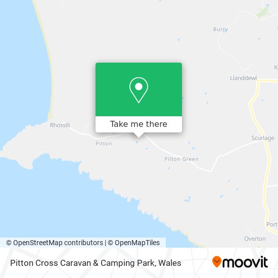 Pitton Cross Caravan & Camping Park map